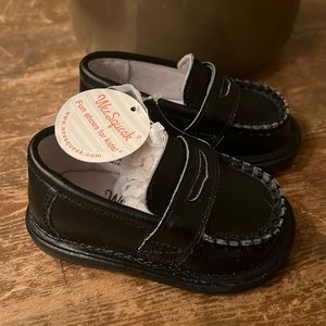 Wee Squeak Boys Loafer Shoes Sz 4